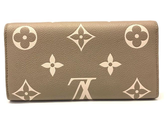 Sarah Louis Vuitton Monogram Empreinte Langbörse Grau - Ansicht 2