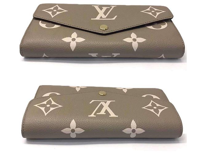 Sarah Louis Vuitton Monogram Empreinte Langbörse Grau - Ansicht 4
