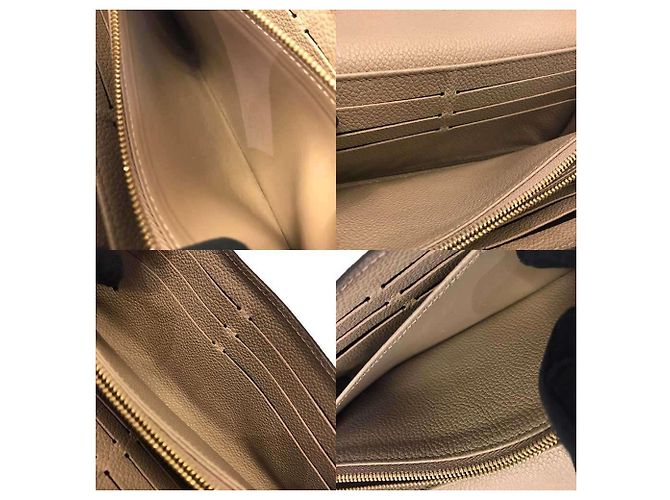 Sarah Louis Vuitton Monogram Empreinte Langbörse Grau - Ansicht 6