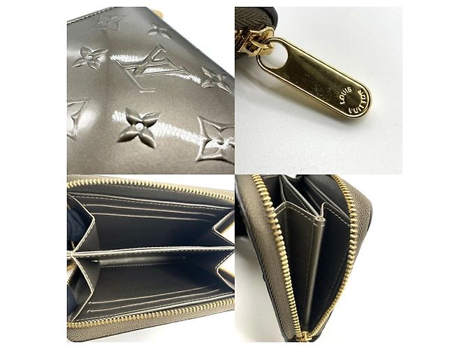 Monedero Zippy de Louis Vuitton en Oro Champán Dorado - vista 4