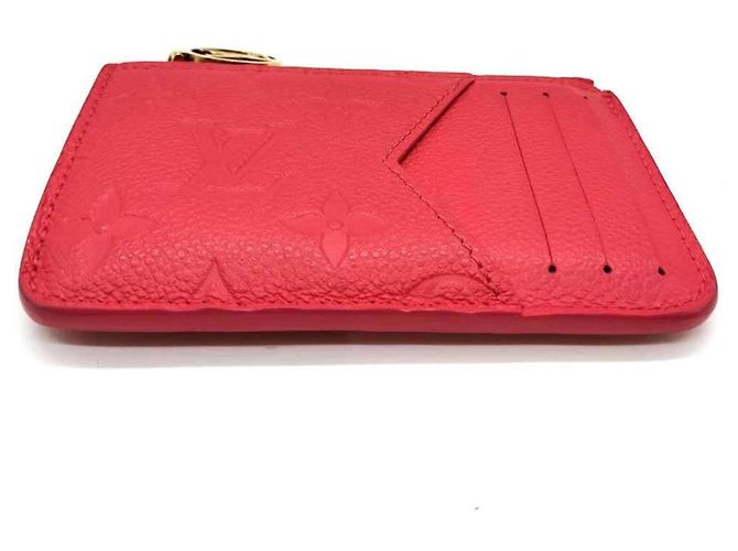Monedero de cuero Monogram Empreinte Louis Vuitton en rosa - vista 3