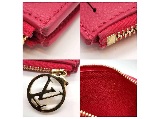 Monedero de cuero Monogram Empreinte Louis Vuitton en rosa - vista 5