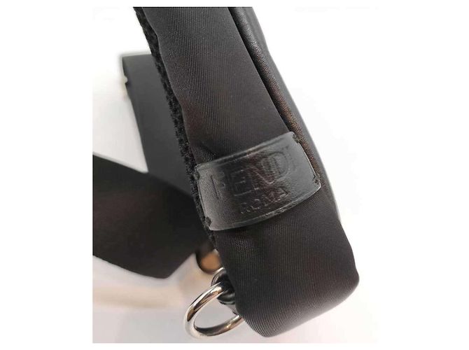 Borsa a tracolla Fendi Bugs Eye Monster Nero - vista 4