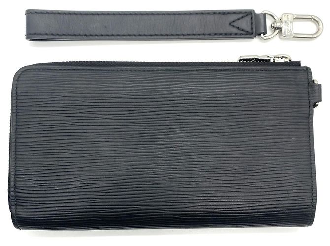 Louis Vuitton Epi Zippy Dragonne Long Wallet Black - view 2