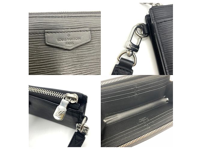 Louis Vuitton Epi Zippy Dragonne Long Wallet Black - view 4