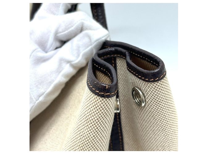 Hermès Hermes Garden Party PM Handtasche Braun Beige - Ansicht 12