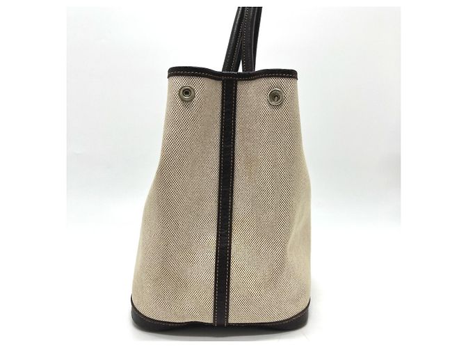 Hermès Hermes Garden Party PM Handtasche Braun Beige - Ansicht 3