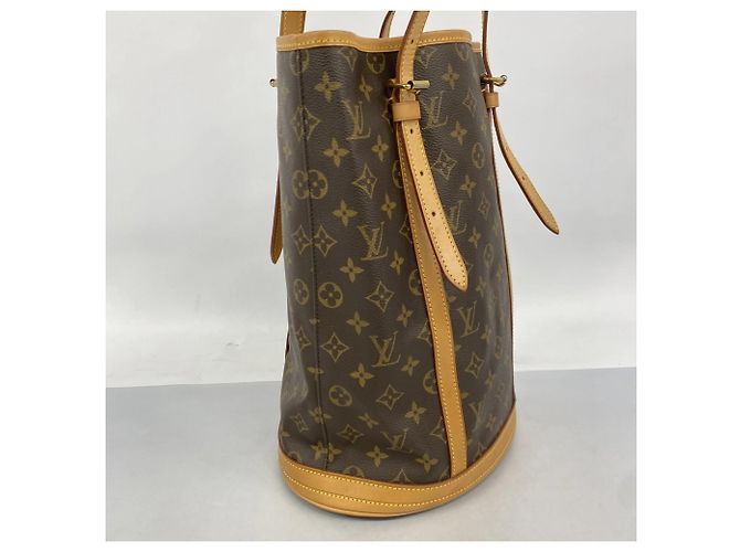Louis Vuitton Monogram Bucket GM Tote Bag Braun - Ansicht 2