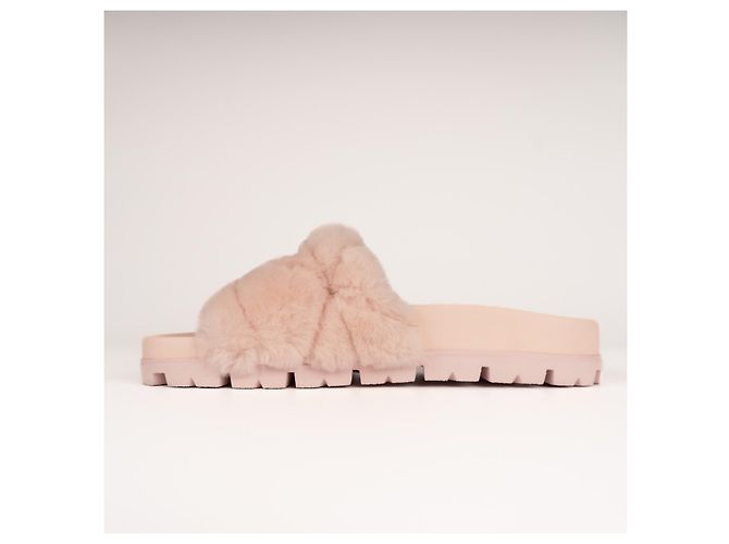 Sandalias de shearling Prada Orchidea Rosa Mujer EU 37 / US 7 - vista 4