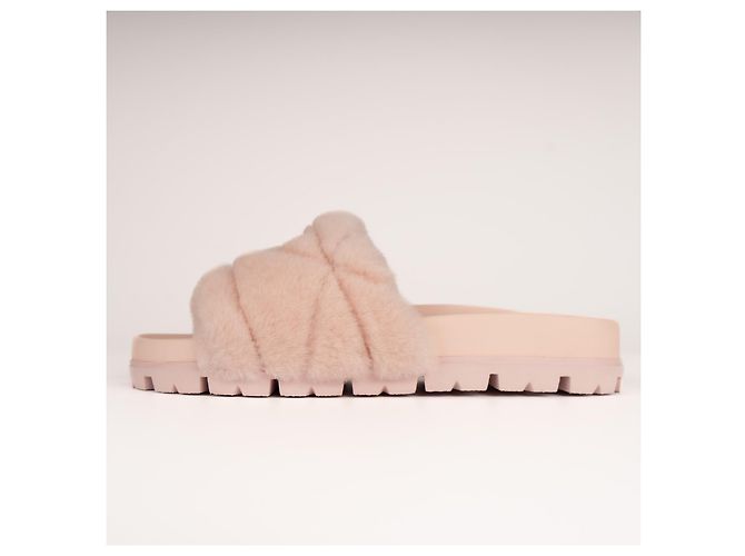 Sandalias de shearling Prada Orchidea Rosa Mujer EU 37 / US 7 - vista 5