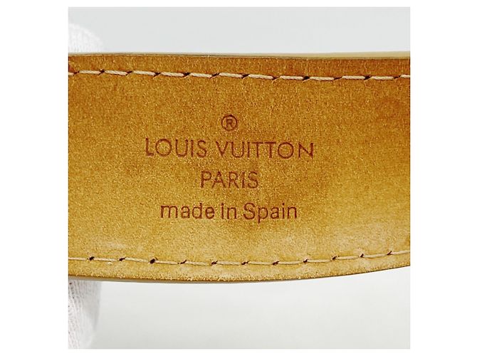 Cintura da uomo Louis Vuitton marrone chiaro - vista 2
