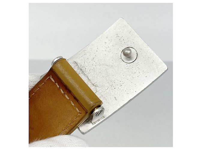 Cintura da uomo Louis Vuitton marrone chiaro - vista 3