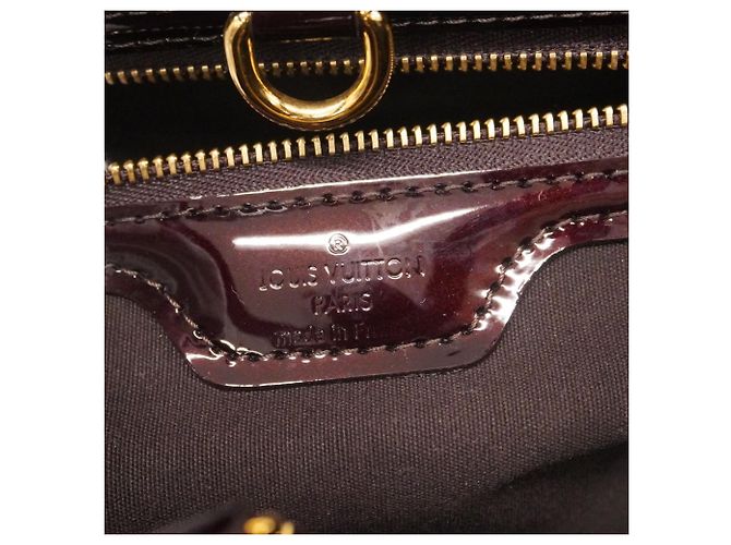 Borsa Tote Louis Vuitton Vernis Wilshire PM Bordò - vista 5