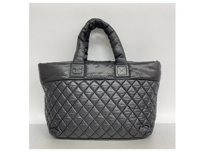 Chanel Coco Cocoon Nylon Tote Bag Schwarz - Ansicht 10