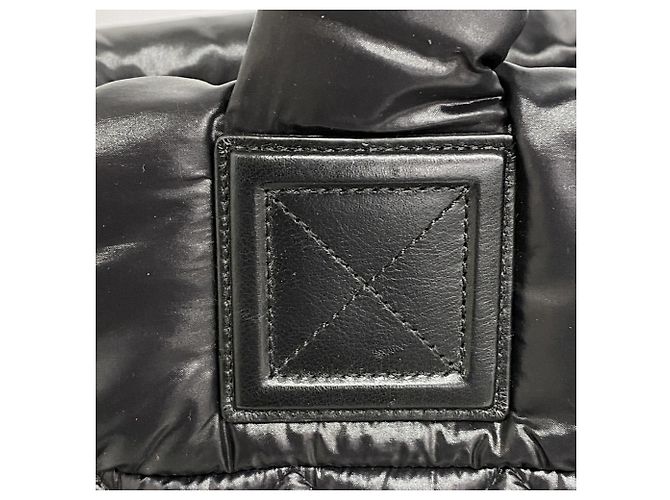Chanel Coco Cocoon Nylon Tote Bag Schwarz - Ansicht 8