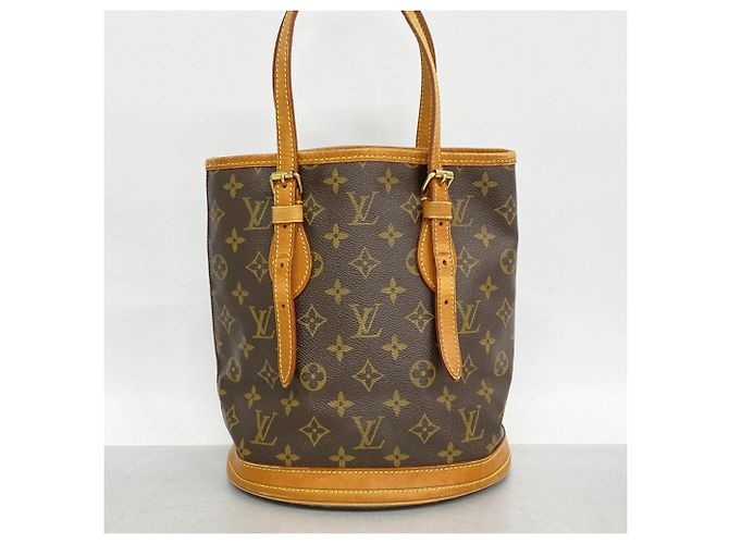 Borsa Tote Bucket PM Monogram Louis Vuitton Marrone - vista 10
