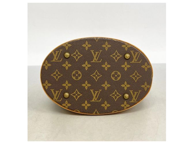 Borsa Tote Bucket PM Monogram Louis Vuitton Marrone - vista 3