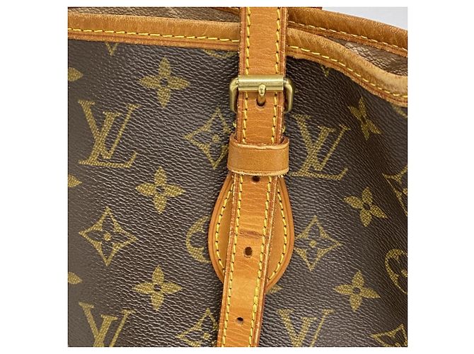 Borsa Tote Bucket PM Monogram Louis Vuitton Marrone - vista 8