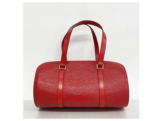 Borsa Soufflot Epi Louis Vuitton Rosso - vista 10
