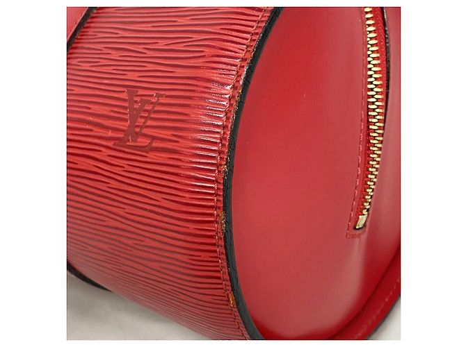 Borsa Soufflot Epi Louis Vuitton Rosso - vista 7