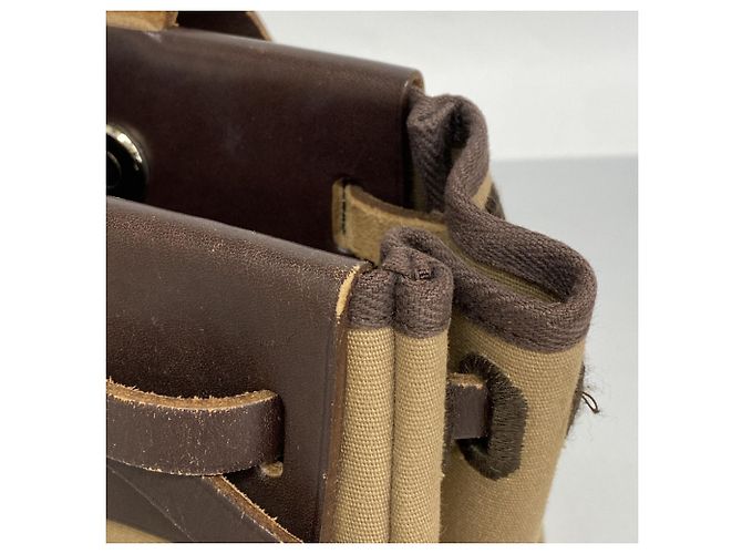 Hermès Herbag Cabas PM Tote Bag Braun - Ansicht 12