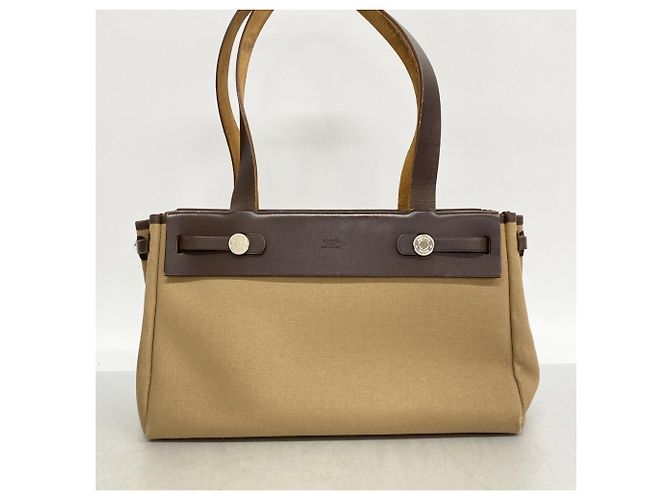 Hermès Herbag Cabas PM Tote Bag Braun - Ansicht 13