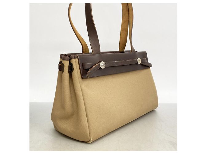 Hermès Herbag Cabas PM Tote Bag Braun - Ansicht 2