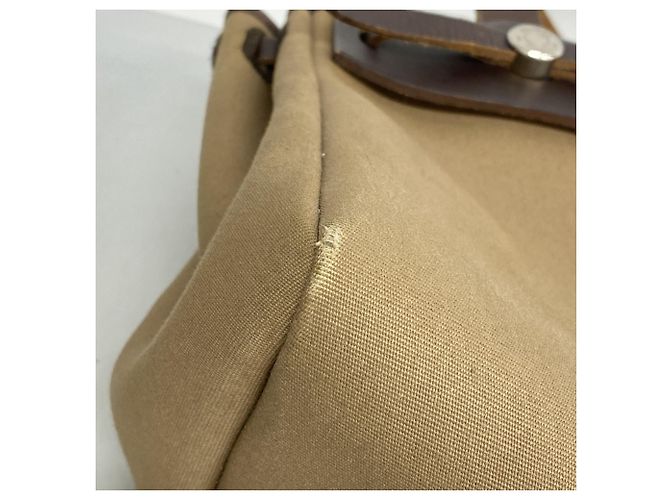 Hermès Herbag Cabas PM Tote Bag Braun - Ansicht 6