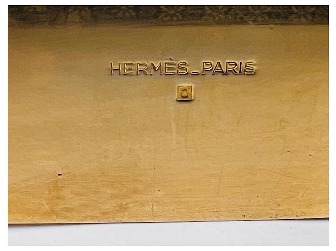 Hermès Beauty case in pelle bordeaux Nero - vista 6