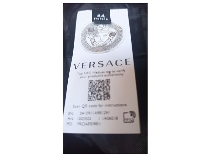 Gianni Versace Shift Kleid Mini mit Rundhalsausschnitt Schwarz - Ansicht 5