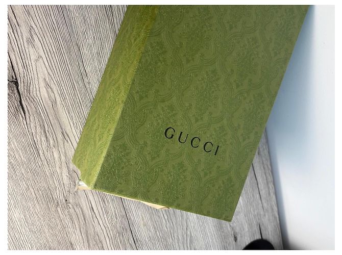 Mocassini in pelle nera Horsebit Gucci Nero - vista 8