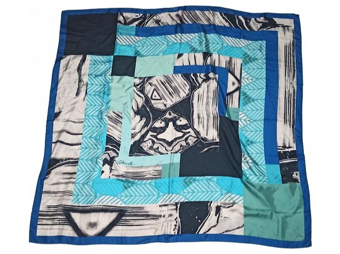 Autre Marque Chacok Seidenschal Mehrfarbig 133 x 133 cm Mehrfarben - Ansicht 4