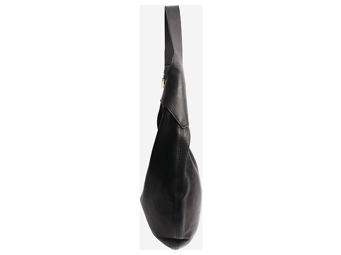 Khaite Black leather shoulder bag - view 2