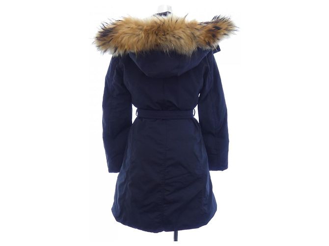 Abrigo de Plumas Moncler POITIERS Azul Azul marino - vista 2