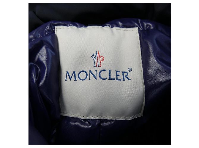 Abrigo de Plumas Moncler POITIERS Azul Azul marino - vista 4