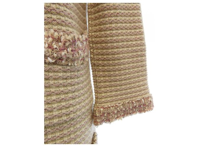 Timeless Abrigo de cachemira Chanel Rosa Verde - vista 6