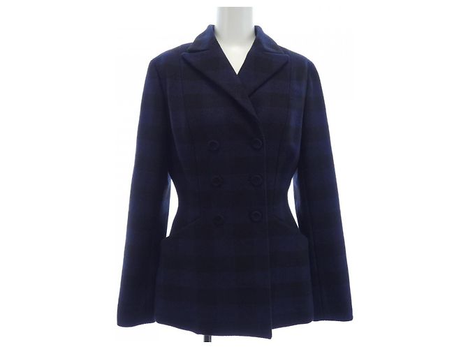 Chaqueta Christian Dior Negro Azul marino - vista 7