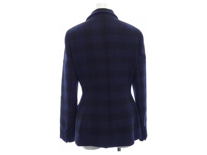 Chaqueta Christian Dior Negro Azul marino - vista 8
