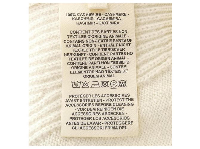 Hermès Chaleco de cachemira Hermes Beige - vista 3