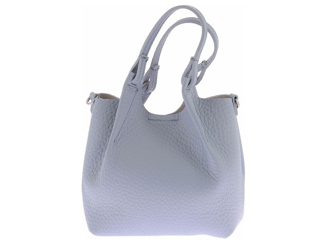 Gianni Chiarini Himmelblaues Lederhandtasche - Ansicht 2