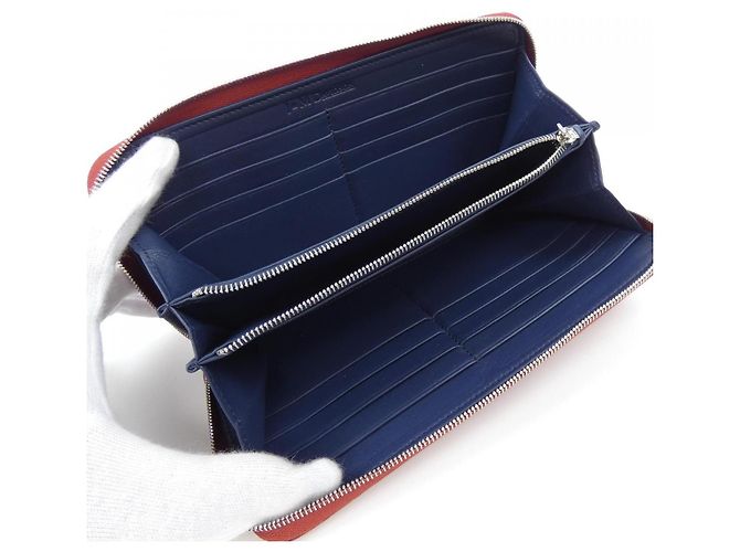 Autre Marque Cartera larga de cuero J&M Davidson Roja - vista 5