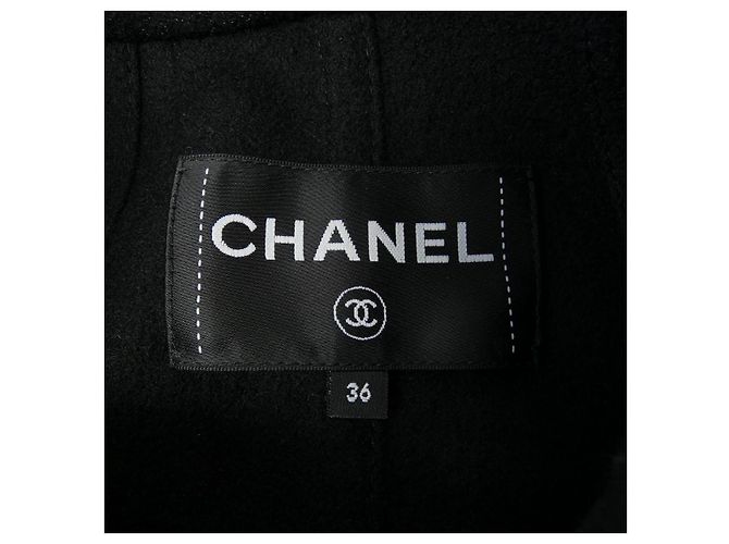 Abrigo Chanel LOOK11 Negro - vista 4
