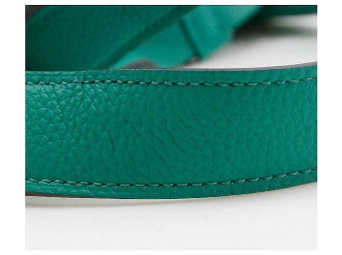 Borsa Hermès Picotin Lock 22 MM Taurillon Maurice Verde - vista 15