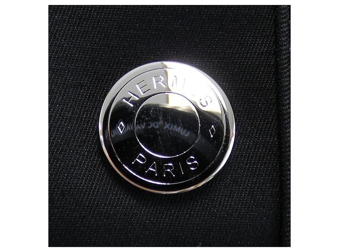 Giacca senza colletto Hermès Nero - vista 7