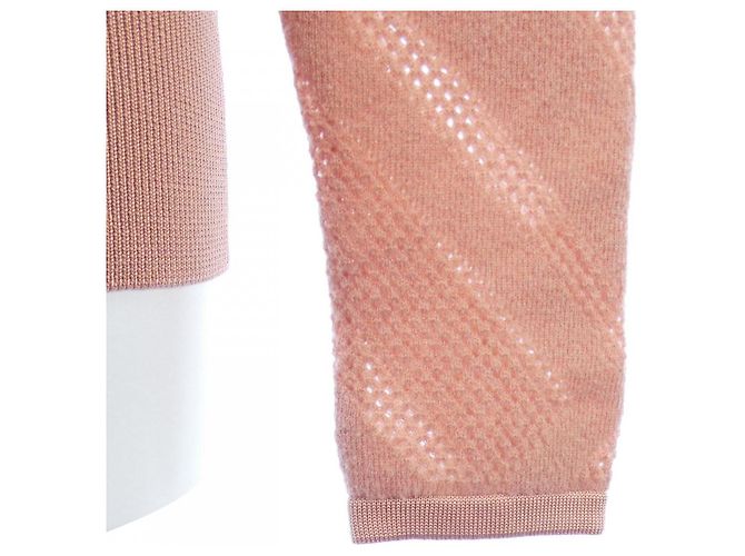 Kaschmir-Mischung Strickwaren Hermès 36 Pink - Ansicht 6