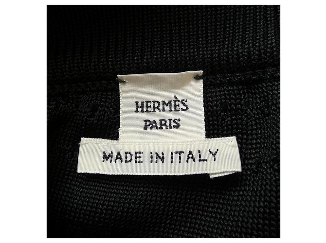 Hermès Falda de lana Hermes Negro - vista 4