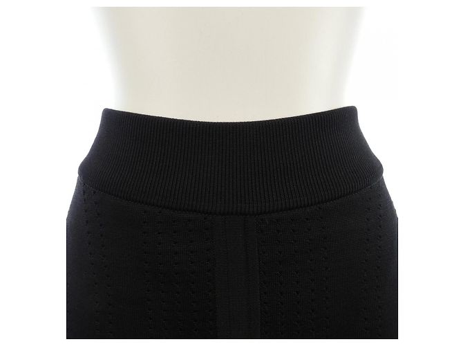 Hermès Falda de lana Hermes Negro - vista 5