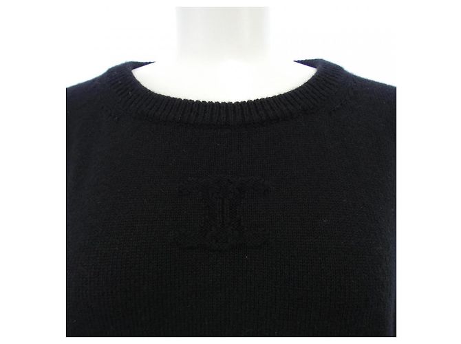 Céline Tejido 100% Cachemira Celine Negro - vista 5