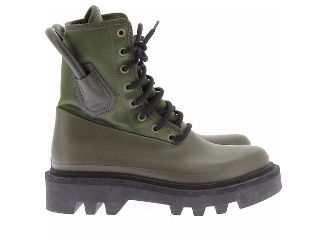 Stivaletti Givenchy in pelle verde - vista 2