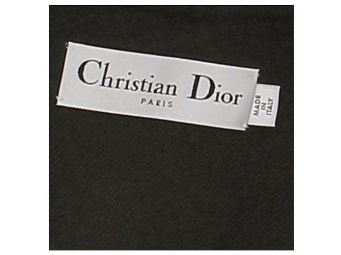 Dior Giacca in lana kaki a maniche corte Cachi - vista 5